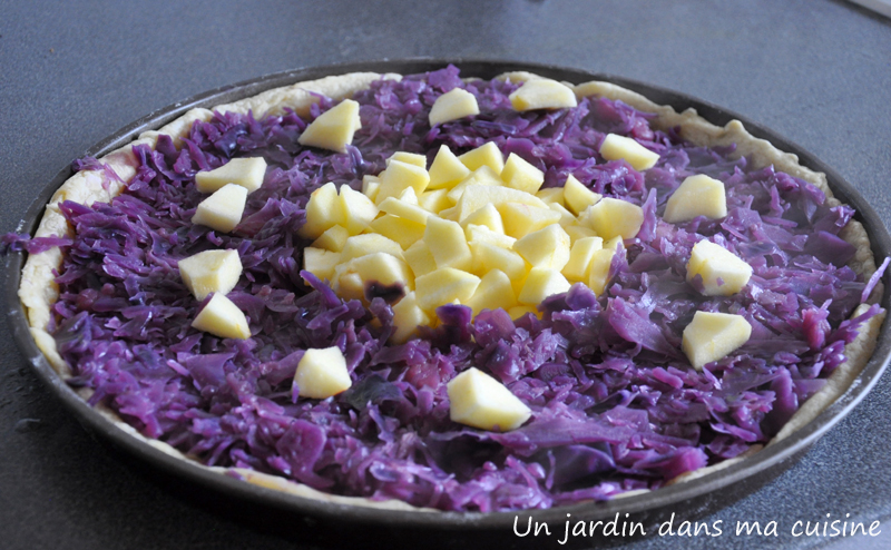 Tarte au chou rouge un jardin dans ma cuisine