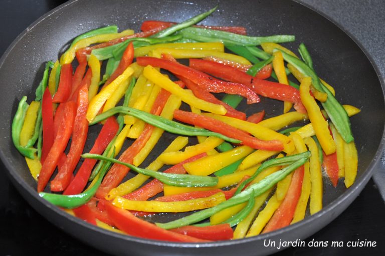 Escalopes De Poulet Aux Poivrons Un Jardin Dans Ma Cuisine