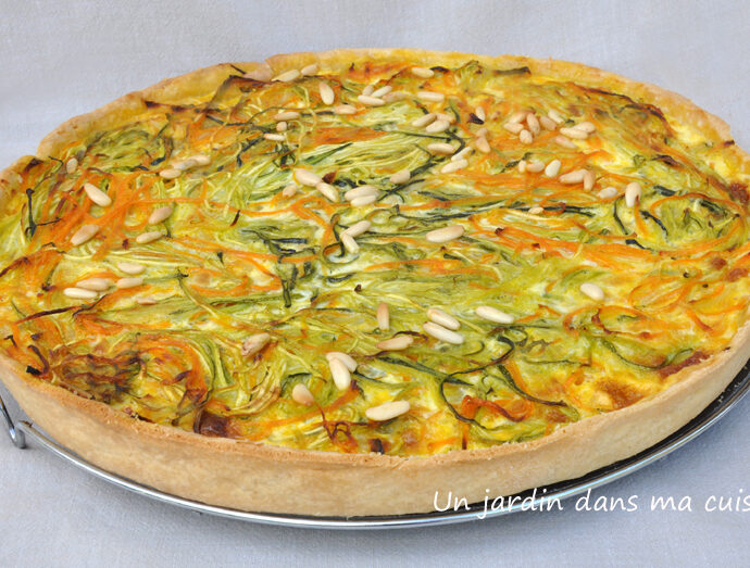 tarte aux spaghettis de légumes