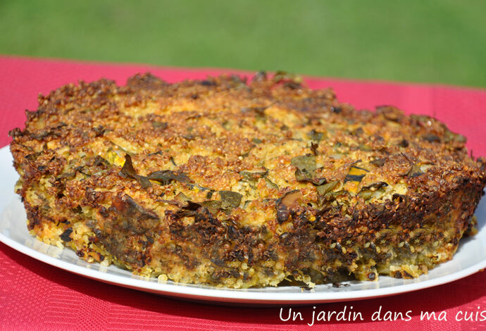 gâteau de poulet au quinoa