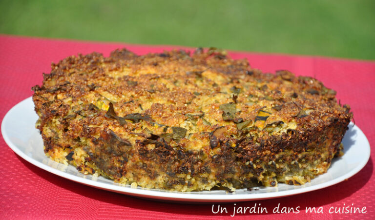 gâteau de poulet au quinoa