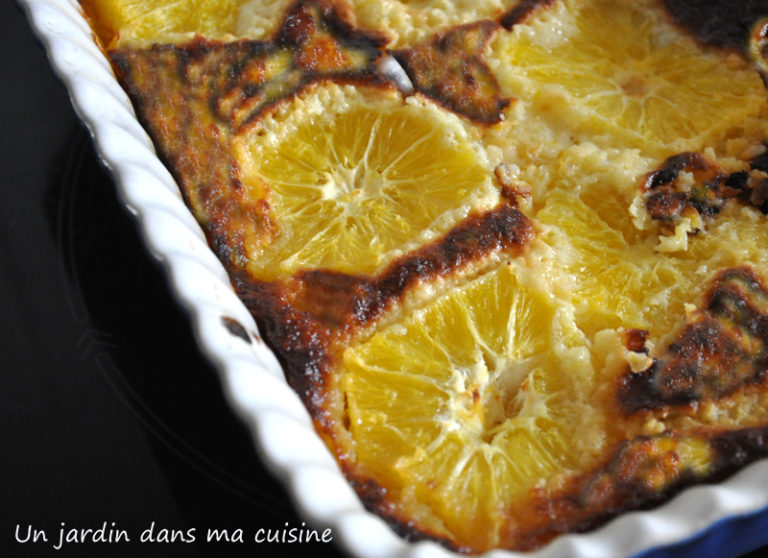gratin d'oranges à la noix de coco