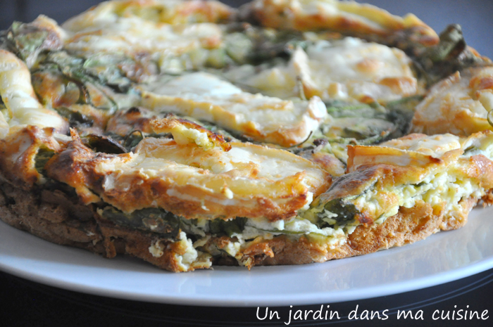 Quiche pourpier et cabriol un jardin dans ma cuisine