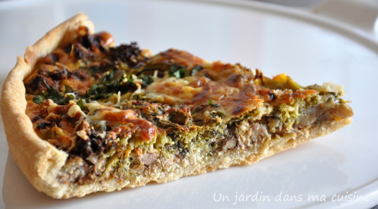 tarte au brocoli et chapon