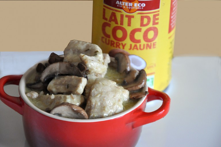 rouelle de porc au lait de coco