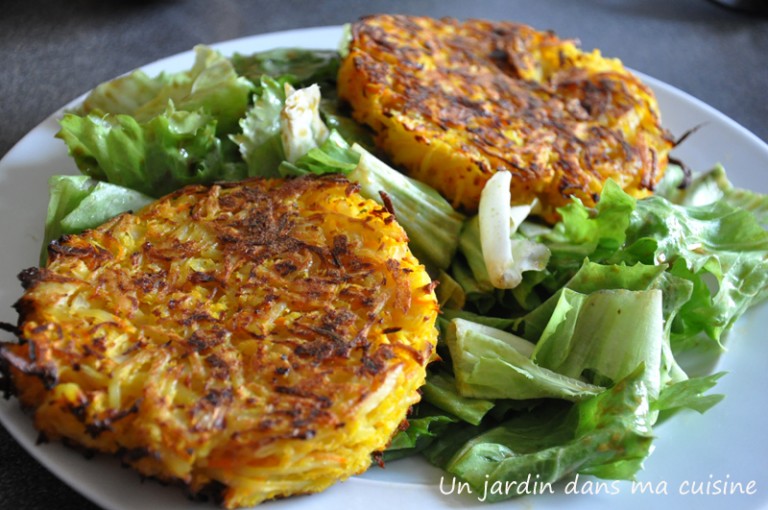 galette de pomme de terre un jardin dans ma cuisine