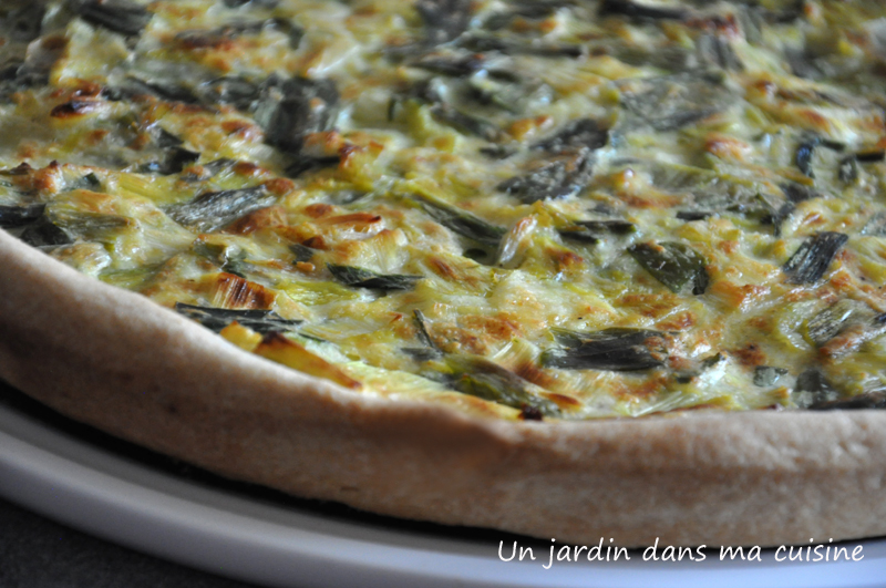 tarte aux poireaux un jardin dans ma cuisine