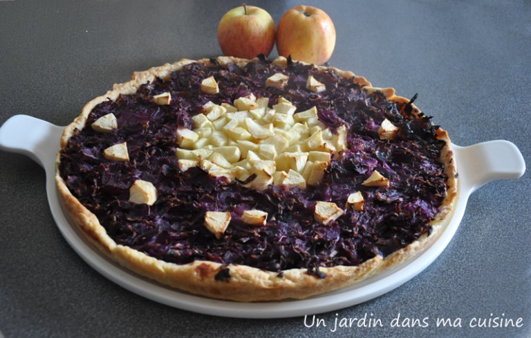 Tarte au chou rouge un jardin dans ma cuisine