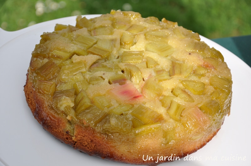 gâteau rhubarbe