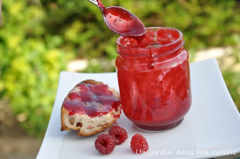 confiture de framboises un jardin dans ma cuisine