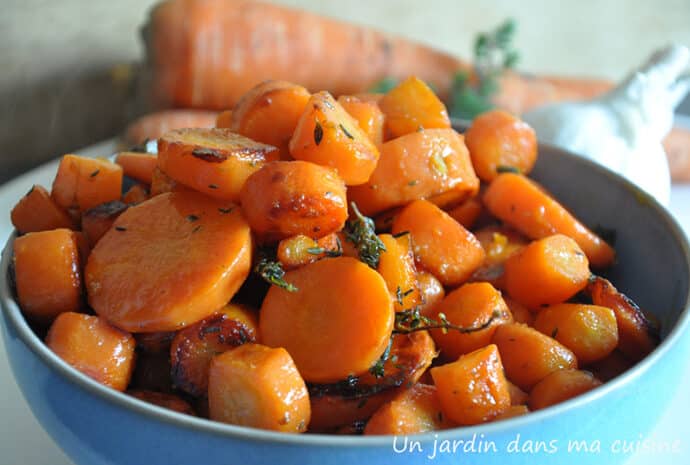 carottes sautées à l’ail