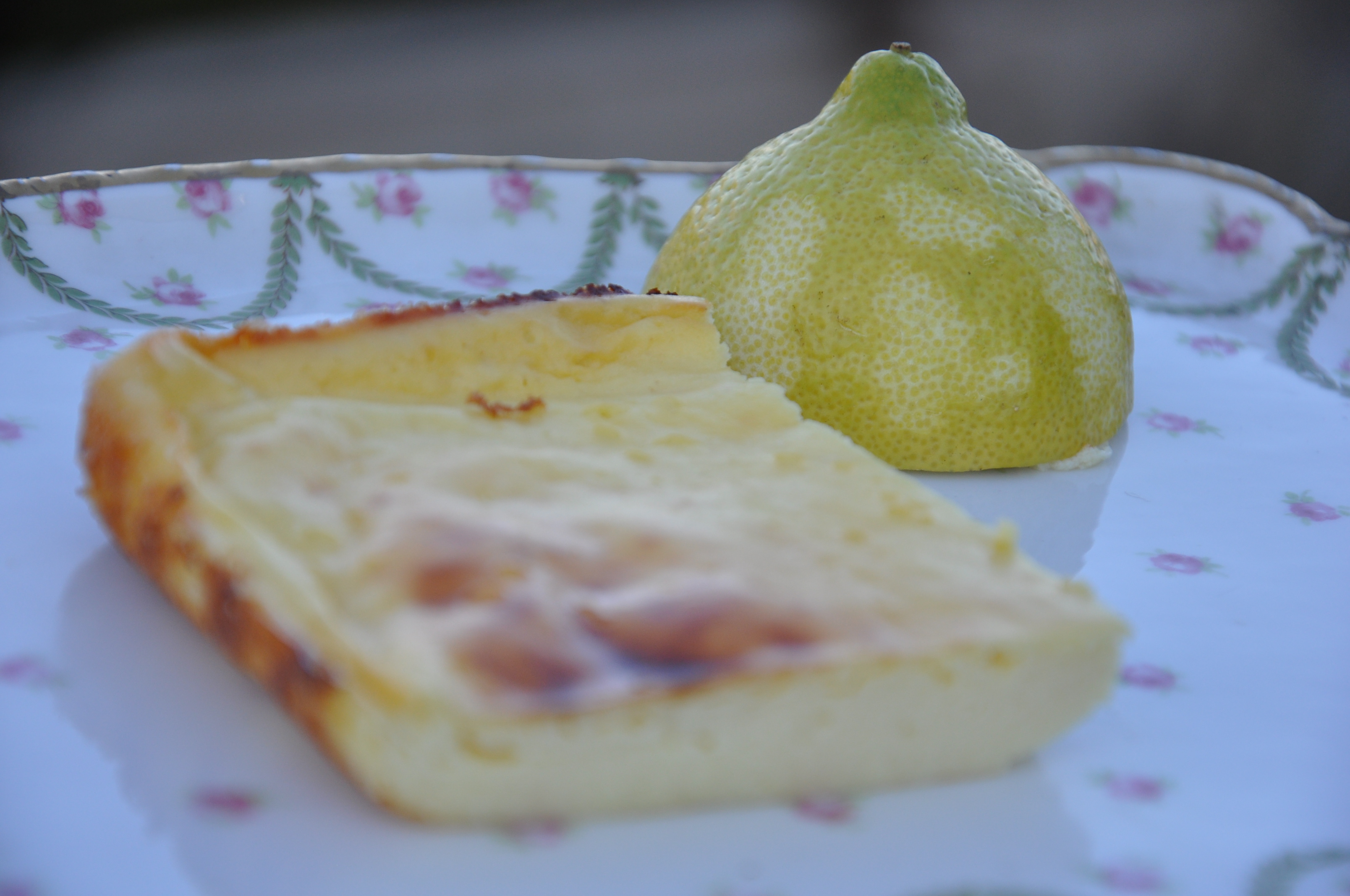far au fromage blanc et citron