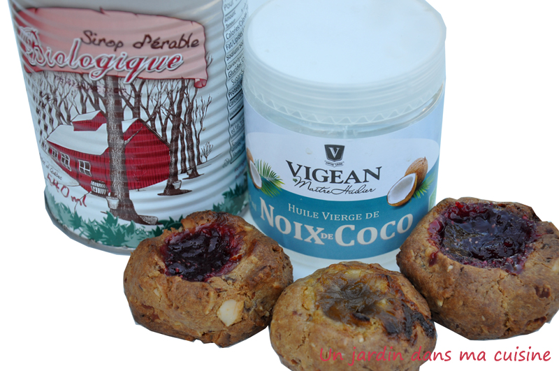 biscuits amandes érable huile de noix de coco