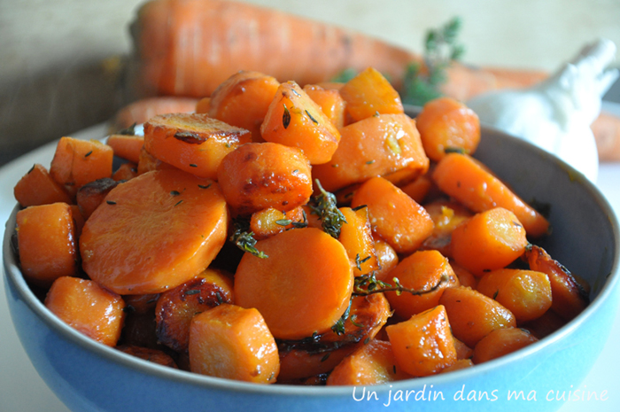 carottes sautées à l'ail