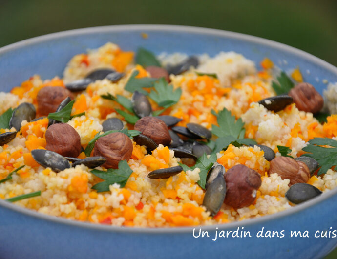 taboulé potimarron noisettes