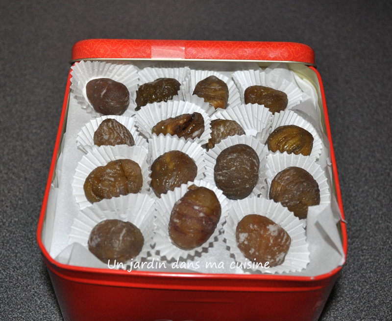 Marrons glacés maison