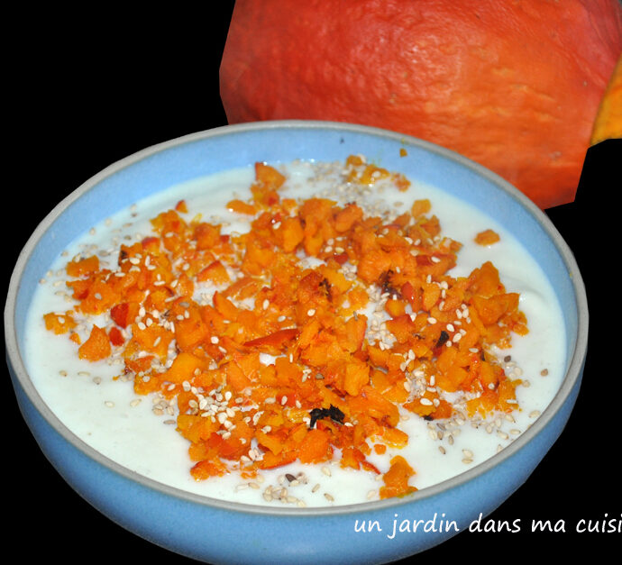 velouté de chou-fleur aux dés de potimarron