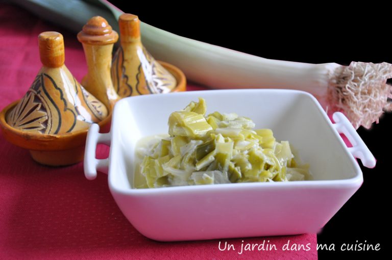fondue de poireaux