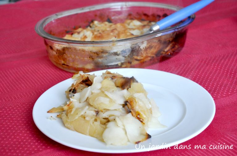 gratin de topinambours aux pommes
