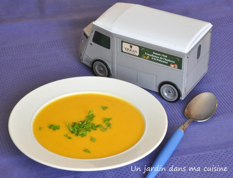 soupe de courge au lait de coco
