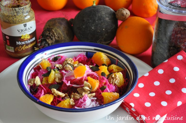 salade de betteraves radis orange