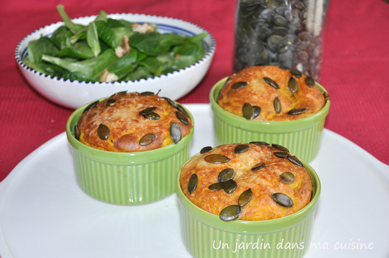 soufflé courge carotte fromage
