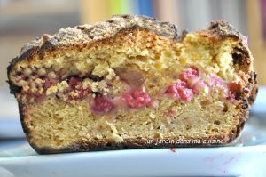 cake abricot framboise
