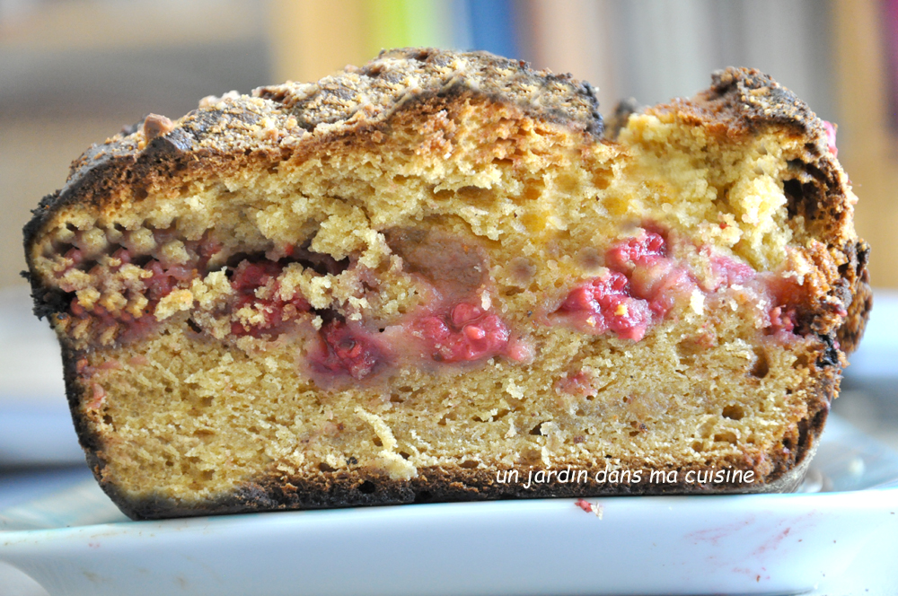 cake abricot framboise
