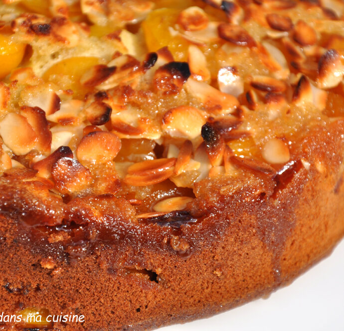 gâteau mirabelles amandes effilées