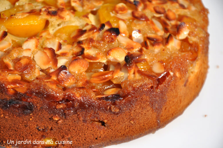 gâteau mirabelles amandes effilées