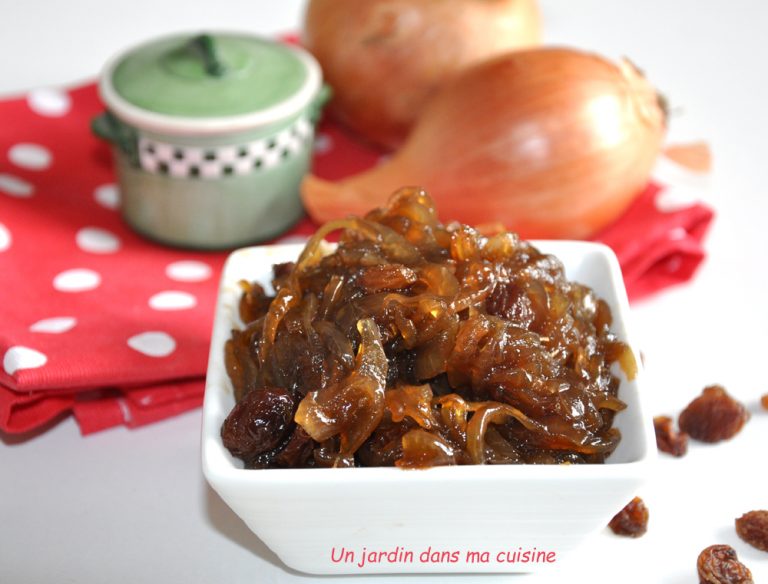 confit oignons miel vinaigre balsamique Un jardin dans ma cuisine