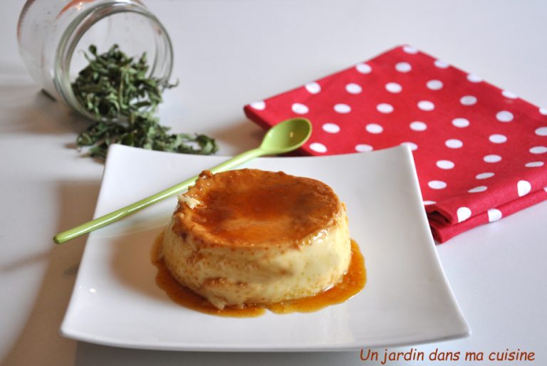 crème renversée verveine citron