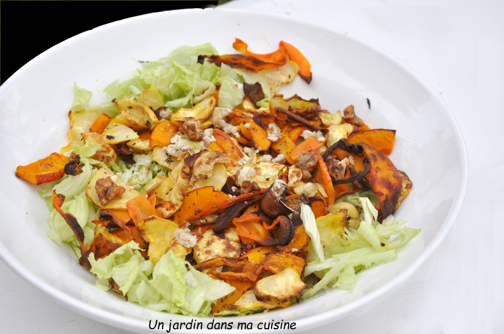 salade de chou chinois légumes rôtis