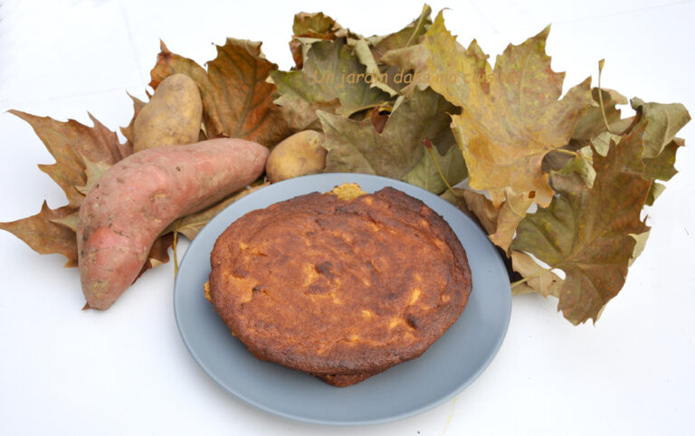 gâteau pommes de terre patate douce