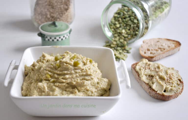houmous de pois cassés huile de sésame