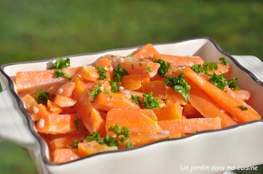 carottes sauce crémeuse