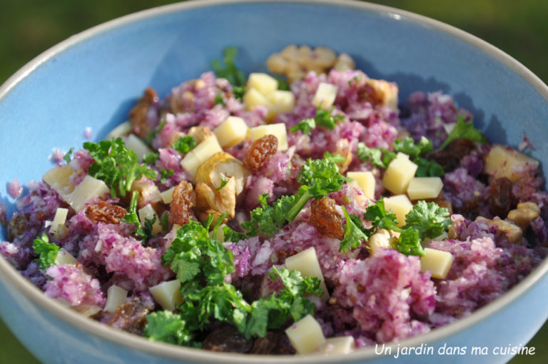 Salade chouchou aux deux choux