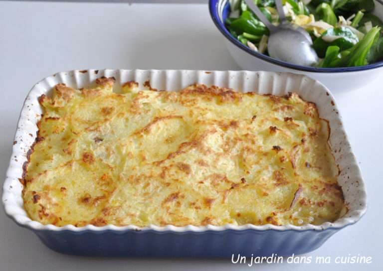 hachis parmentier sans lait