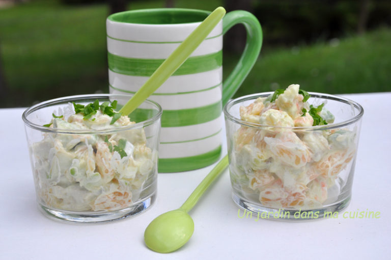 verrines avocat crevettes pamplemousse