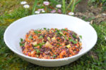 salade de lentilles carottes chou ananas