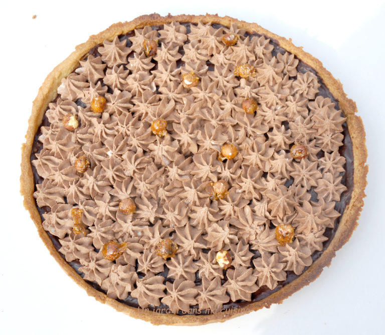 tarte chocolat festive