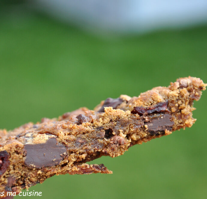 Cookie géant chocolat dattes