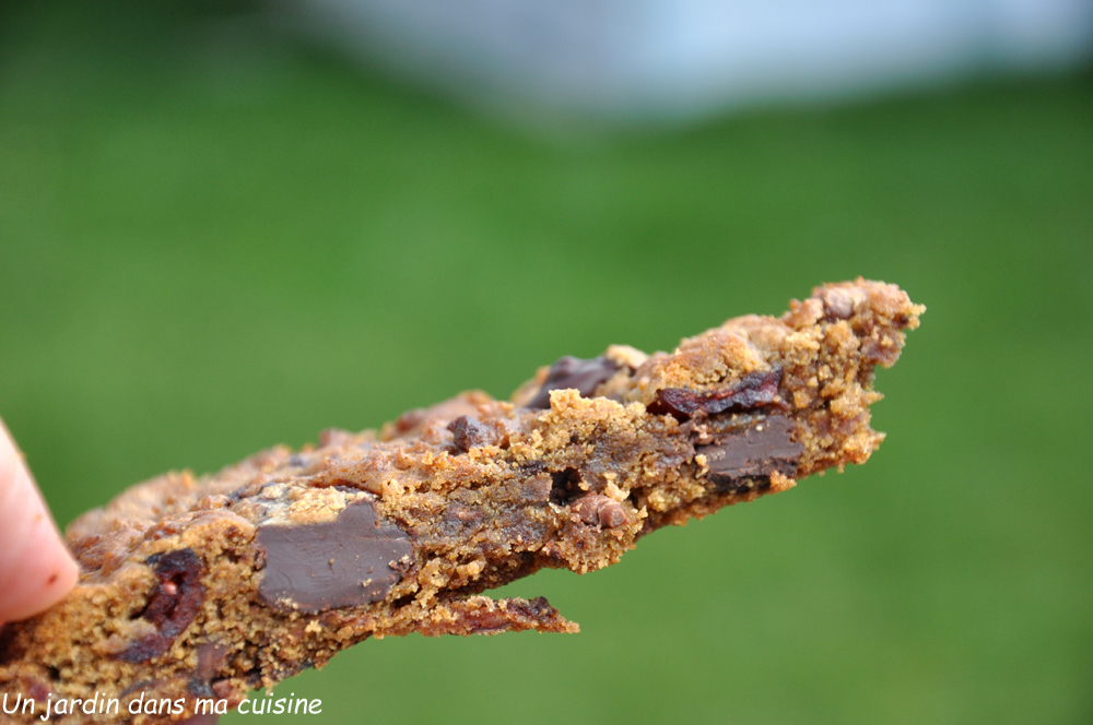 cookie géant chocolat dattes