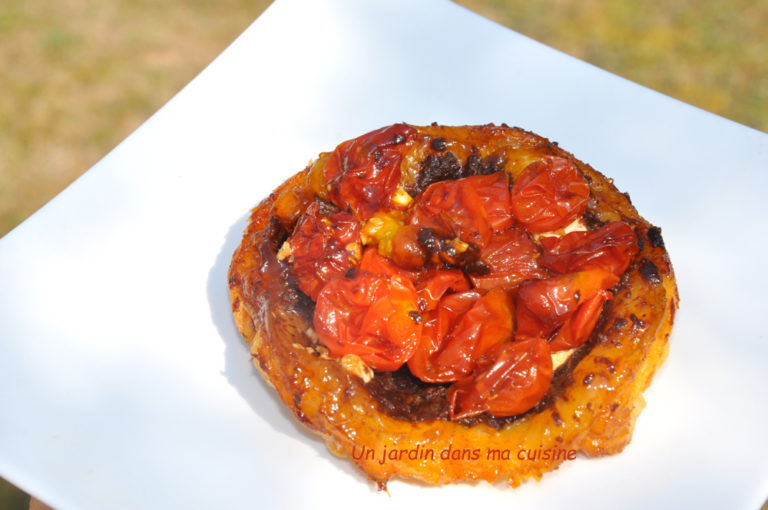 Tartelettes tomates cerise tapenade