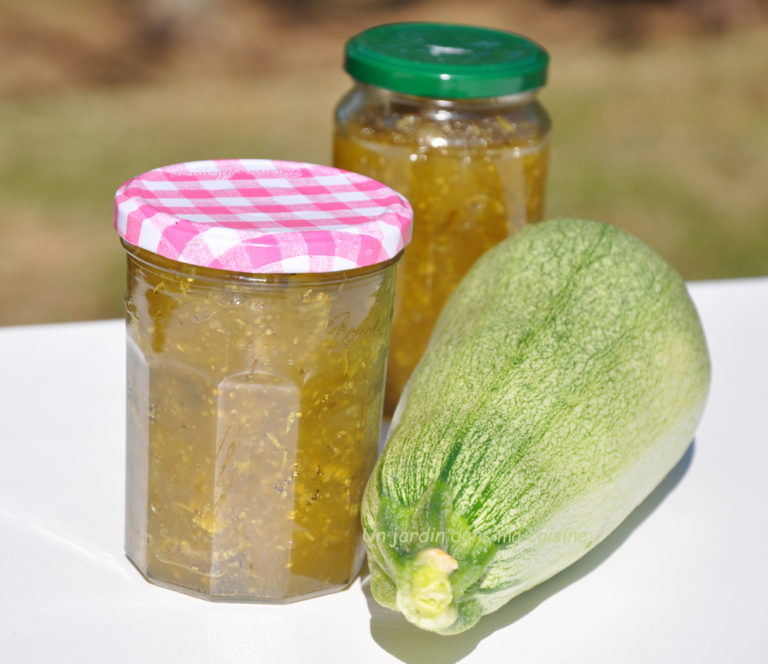 confiture courgette citron gingembre