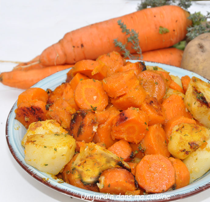 carottes et bintje sautées à l’ail