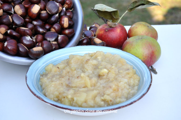 compote pommes châtaignes
