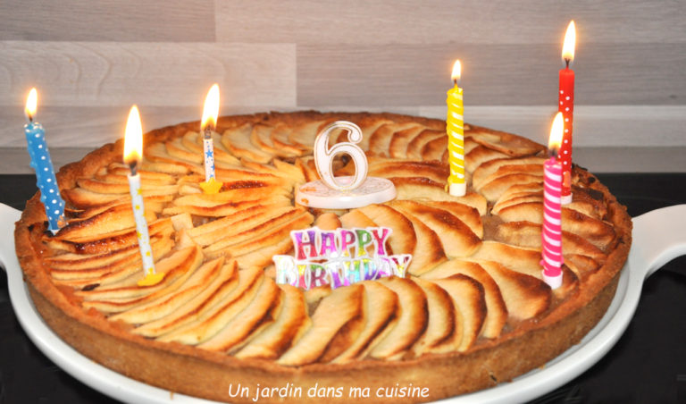 tarte noix compote pommes