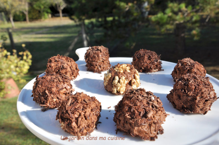 merveilleux miniatures au chocolat