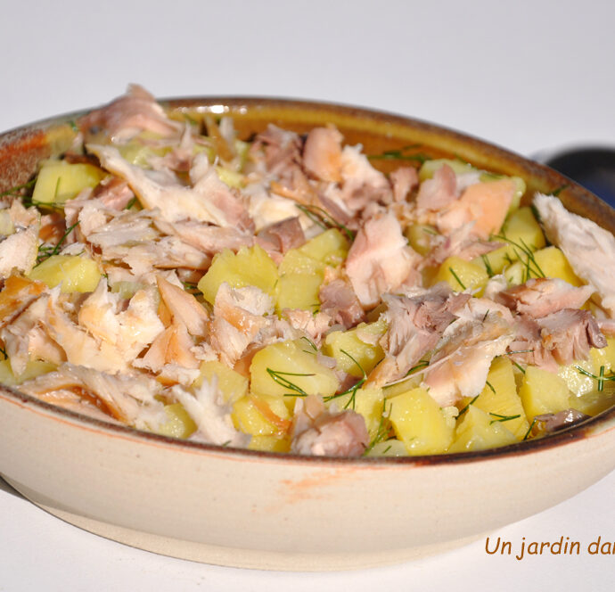 salade de pommes de terre maquereaux fumés